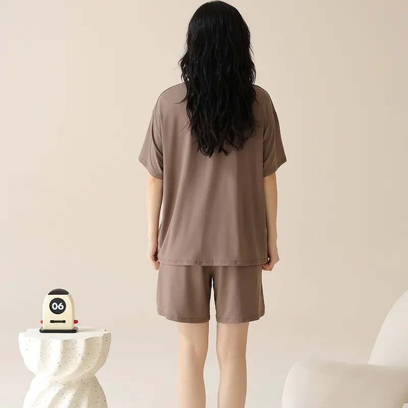 William Pajama Set Women's Brown-1