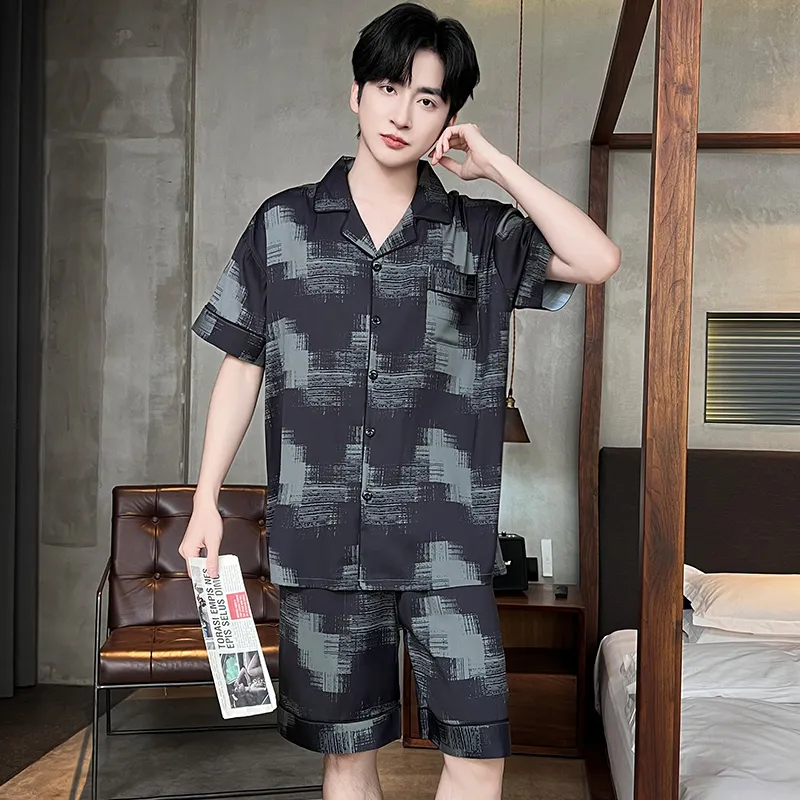 William Pajama Set Men's Image Color-1