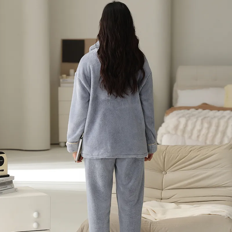 William Pajama Set Women's Gray-1