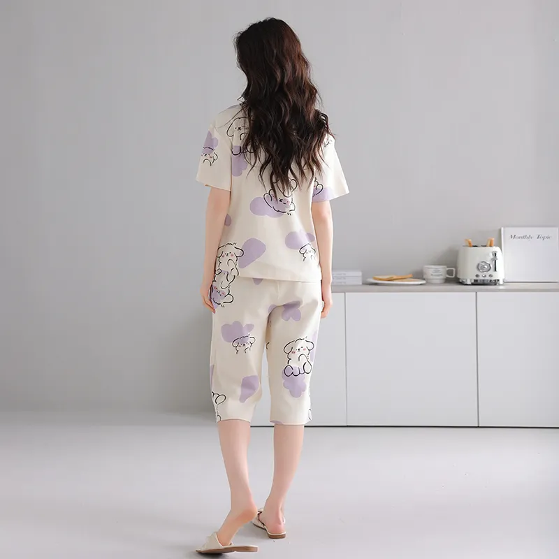 William Pajama Set Women's Purple-2