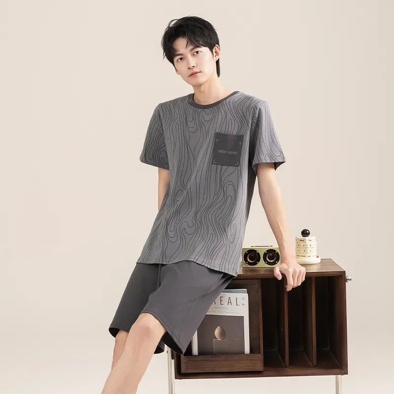William Pajama Set Men's Image Color-1