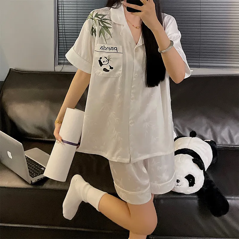 William Pajama Set Women's White-2