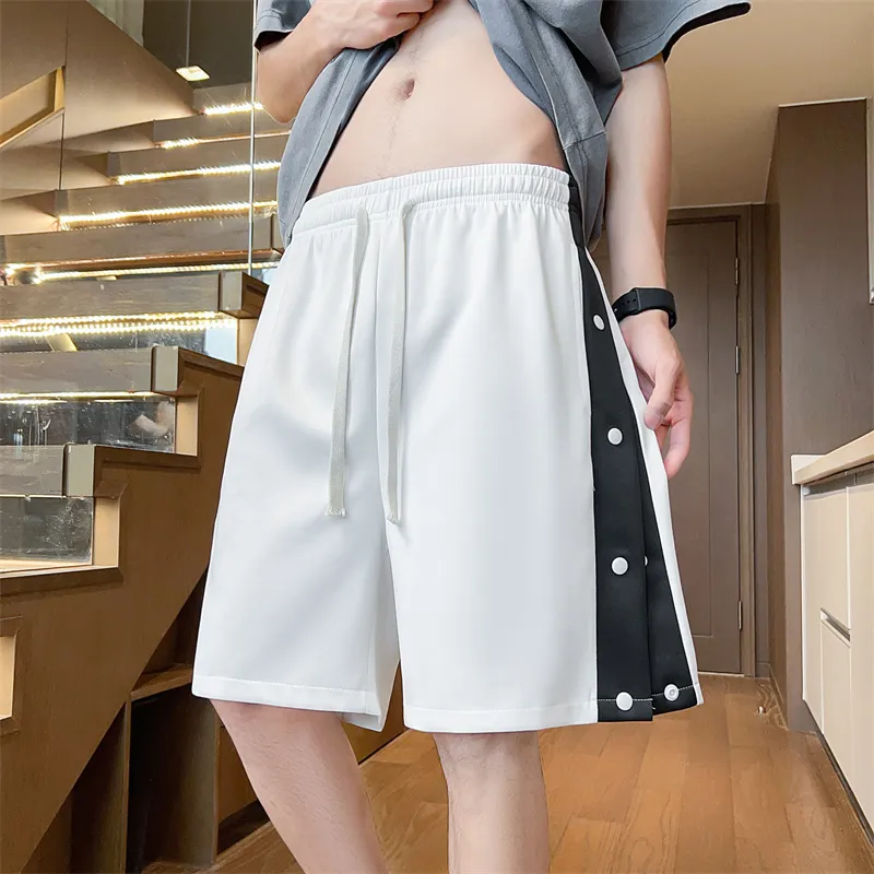 Loose Fit Drawstring Elastic Draped Comfortable Stretchy Cool Straight Fit 5/4 Casual Shorts Unisex-20