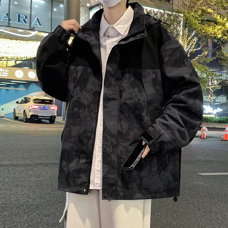 PLAY BOBONUS Jackets Coats Unisex Ash Snow Mountain-1