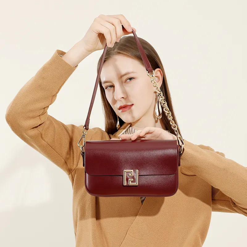 Carnival Keep Cow Leather Shoulder Bag Women's Multicolor-11