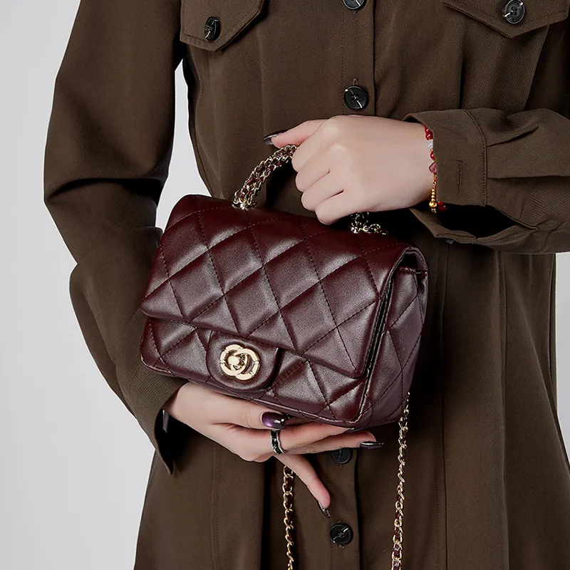 Carnival Keep Cow Leather Crossbody Bag, Handbag Trumpets Women's Black/Burgundy-11
