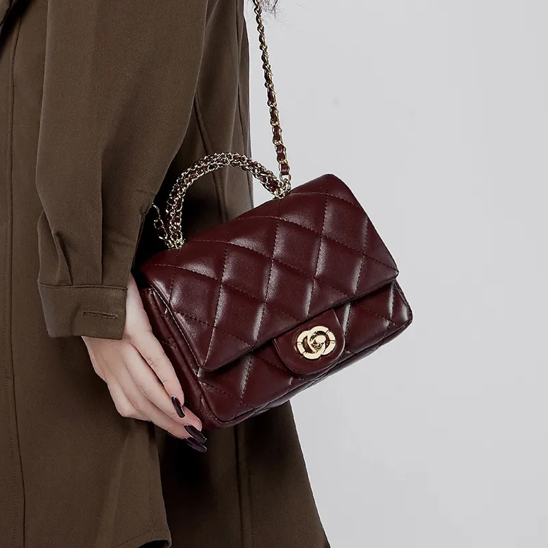 Carnival Keep Cow Leather Crossbody Bag, Handbag Trumpets Women's Black/Burgundy-9
