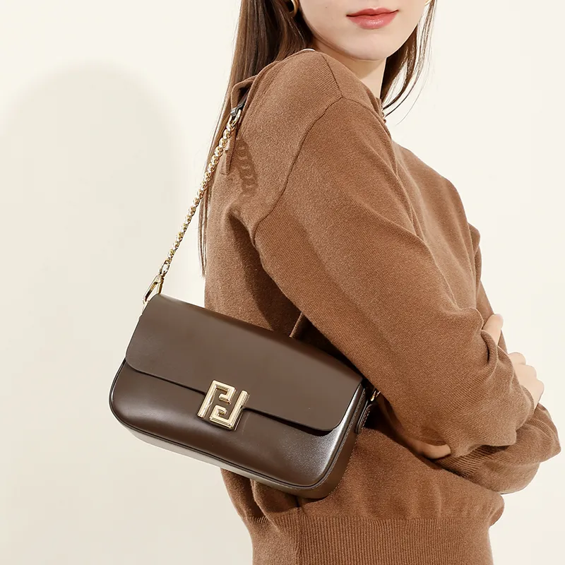 Carnival Keep Cow Leather Shoulder Bag Women's Multicolor-7