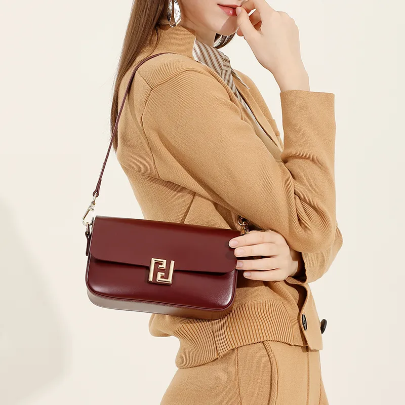 Carnival Keep Cow Leather Shoulder Bag Women's Multicolor-12