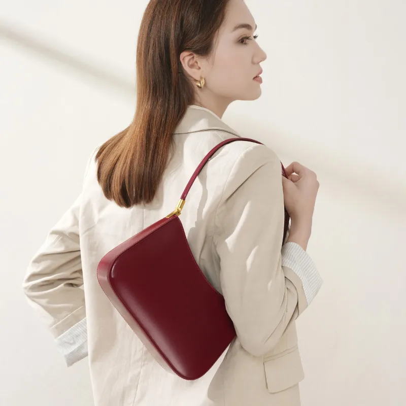 Carnival Keep Cow Leather Baguette Shoulder Bag Regular Women's Multicolor-12
