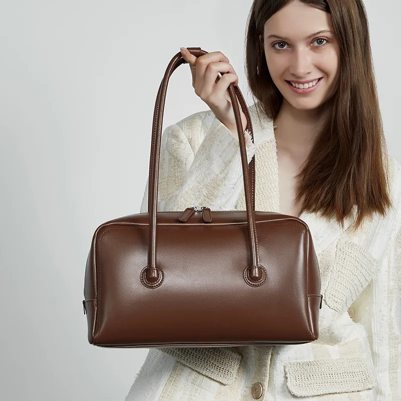 Carnival Keep Cow Leather Handheld Handbag Shoulder Bag Regular Women's Multicolor-10