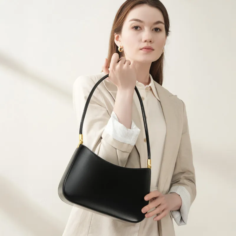 Carnival Keep Cow Leather Baguette Shoulder Bag Regular Women's Multicolor-4