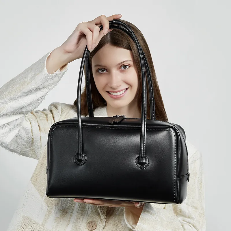 Carnival Keep Cow Leather Handheld Handbag Shoulder Bag Regular Women's Multicolor-19