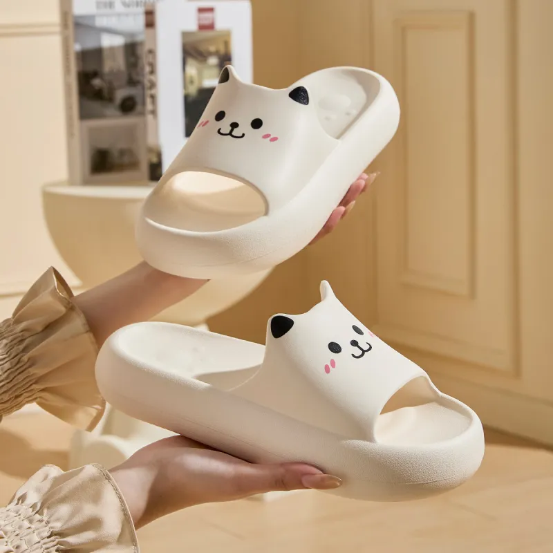 An Shangfen EVA Squashy And Bouncy Feeling Cute Slippers For Women's, Home Slippers With Slip Resistant Sole-1