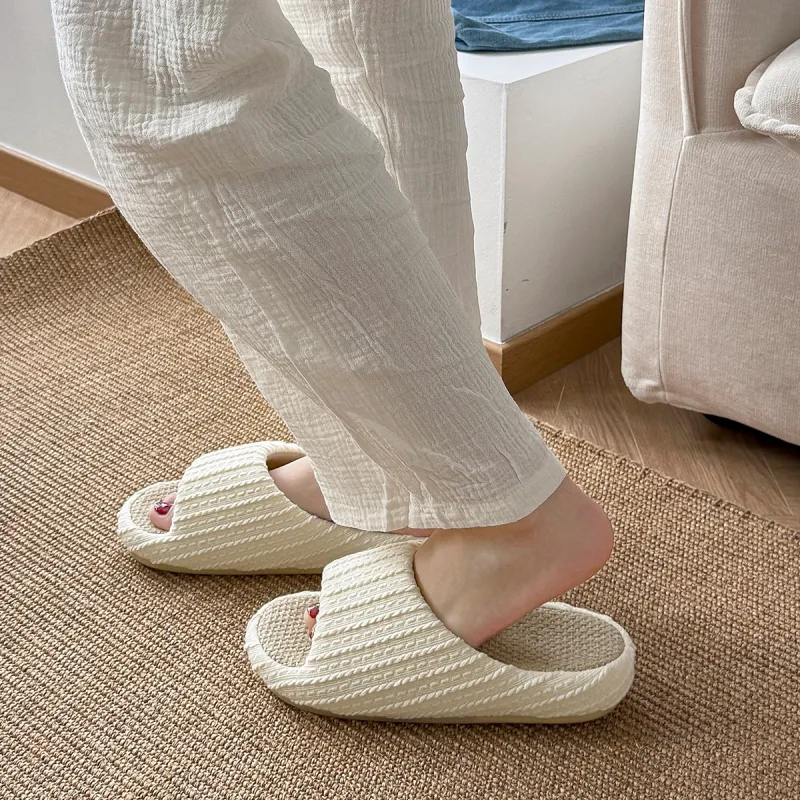 An Shangfen Home Slippers White-1