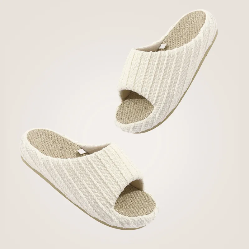 An Shangfen Home Slippers White-2