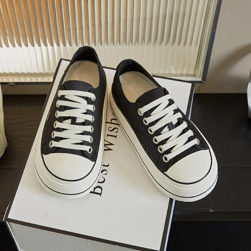 Zdwo Skateboard Shoes Women's Low Top-5