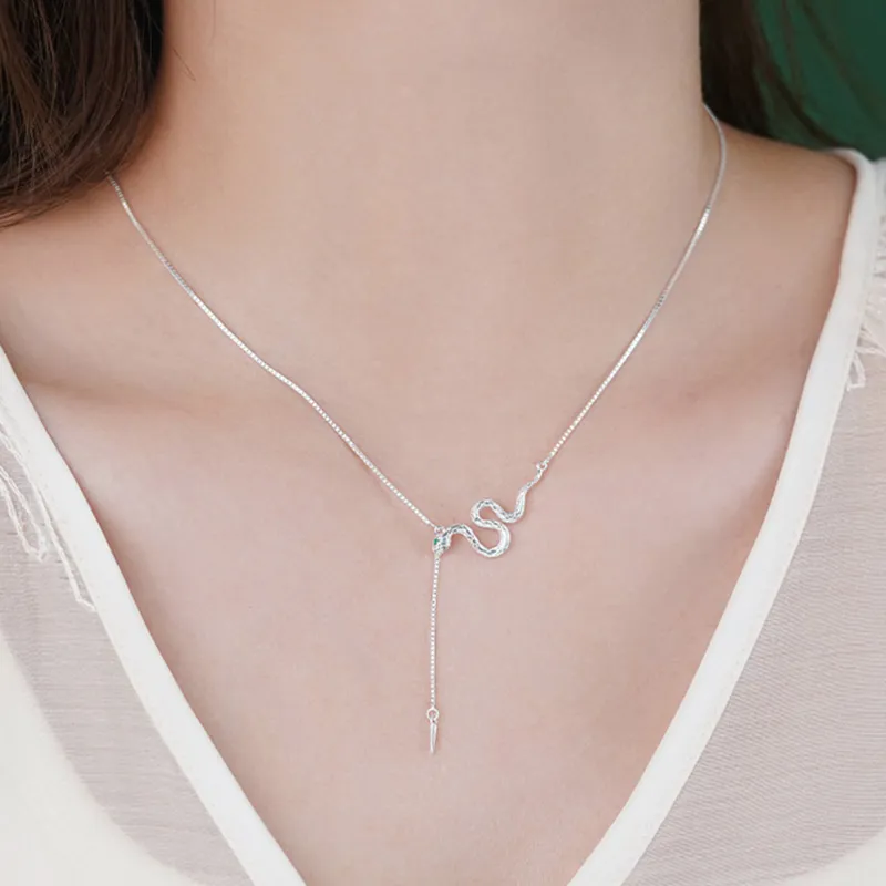 XXA S925 Silver Necklaces Women's-2