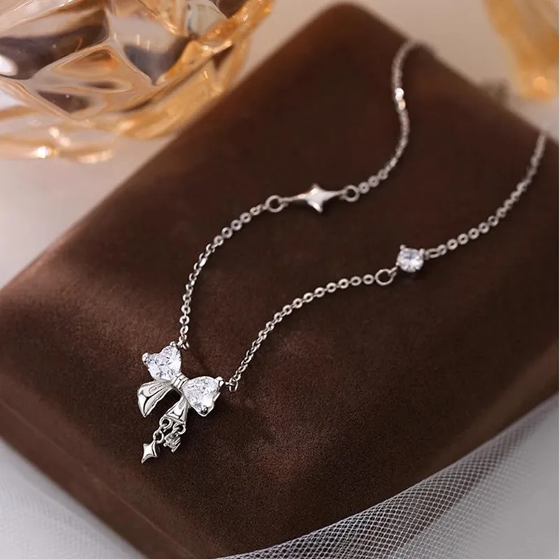 XXA 999 Fine Silver Collarbone Chain Women's-3
