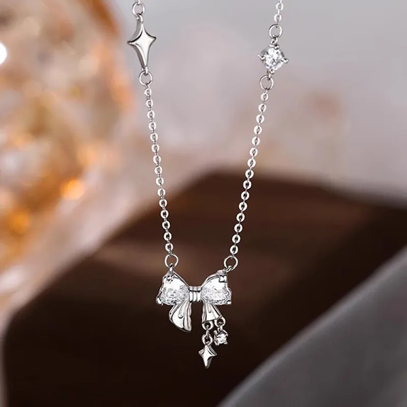 XXA 999 Fine Silver Collarbone Chain Women's-4