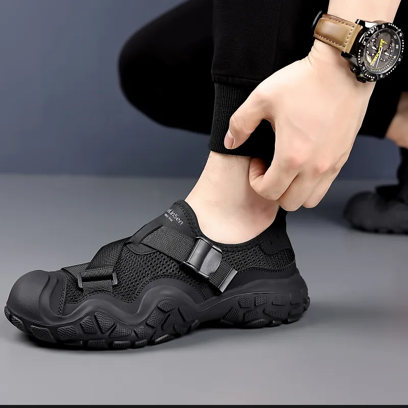 Mulinsen Slip Resistant, Abrasion Resistant, Breathable Low Top Casual Shoes Men's-3