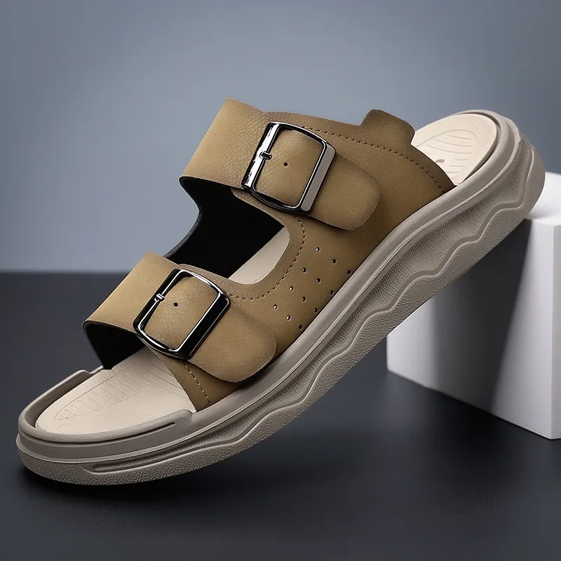 Mulinsen Slip Resistant Slide Slippers Men's-2