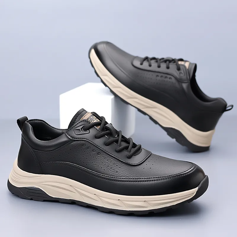 Mulinsen Casual Shoes Men Low Top Khaki/Black-11