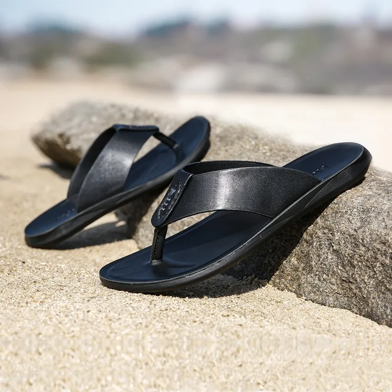 Mulinsen Slip Resistant Flip Flops Men's-4