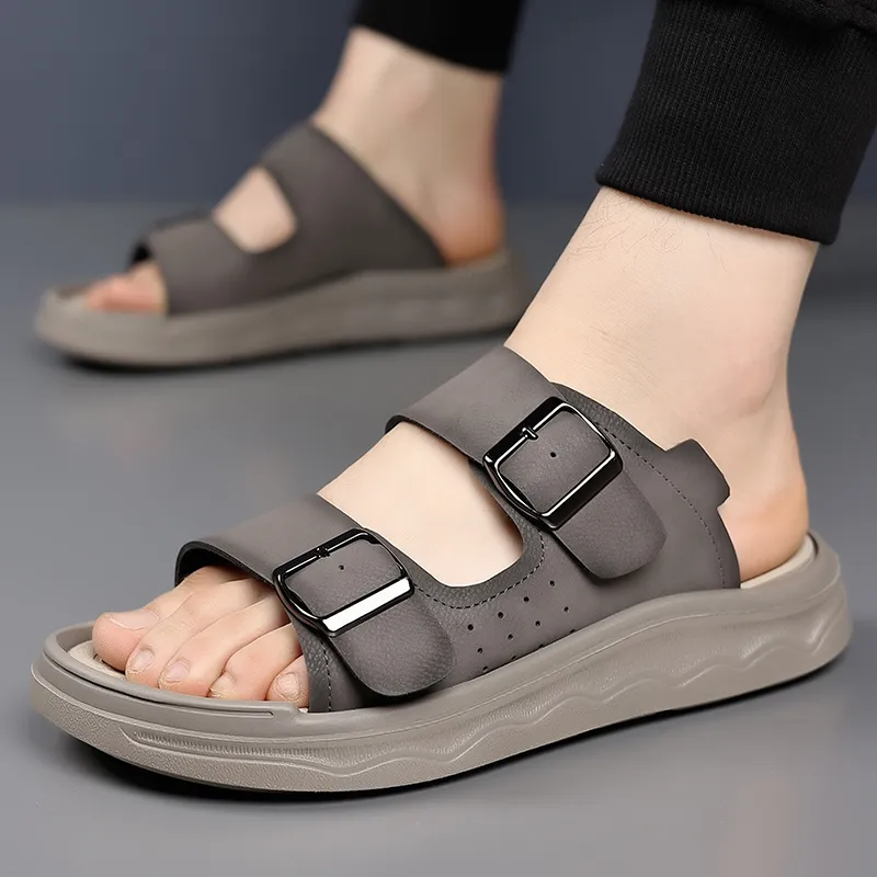 Mulinsen Slip Resistant Slide Slippers Men's-11