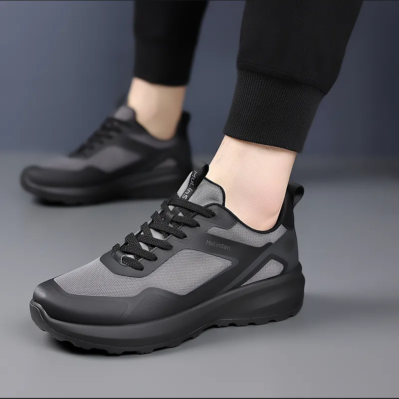 Mulinsen Slip Resistant, Breathable, And Comfortable Cushioning Coverage Low Top Casual Shoes Men's-11