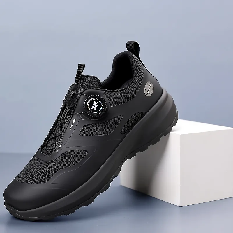 Mulinsen Slip Resistant, Abrasion Resistant, Breathable, Cushioning Coverage Low Top Casual Shoes Men's Black-2