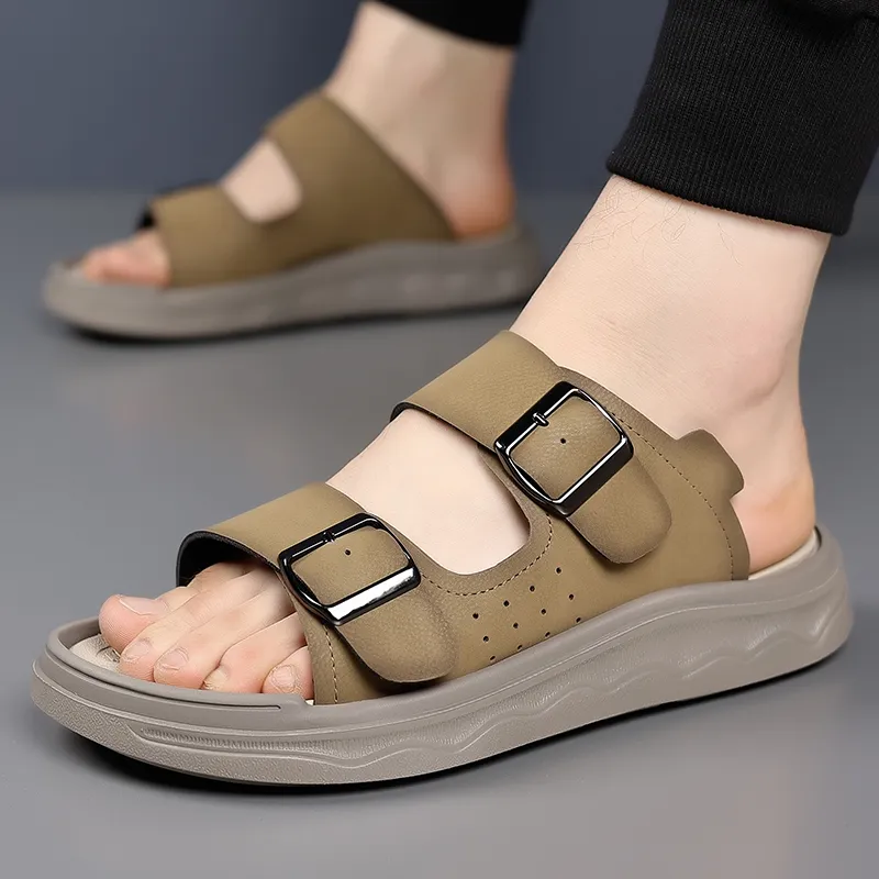 Mulinsen Slip Resistant Slide Slippers Men's-5
