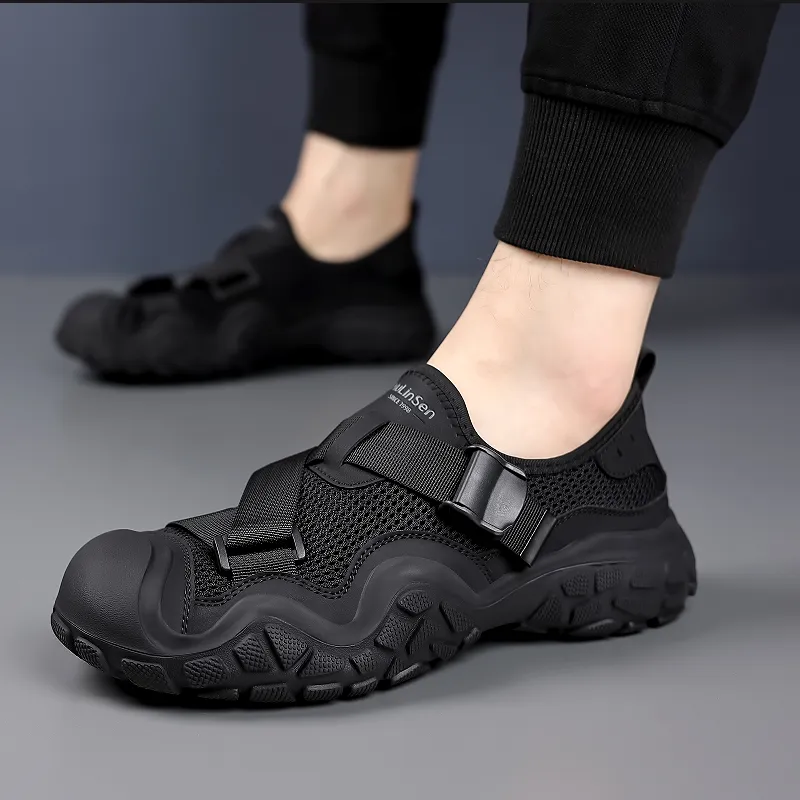 Mulinsen Slip Resistant, Abrasion Resistant, Breathable Low Top Casual Shoes Men's-4