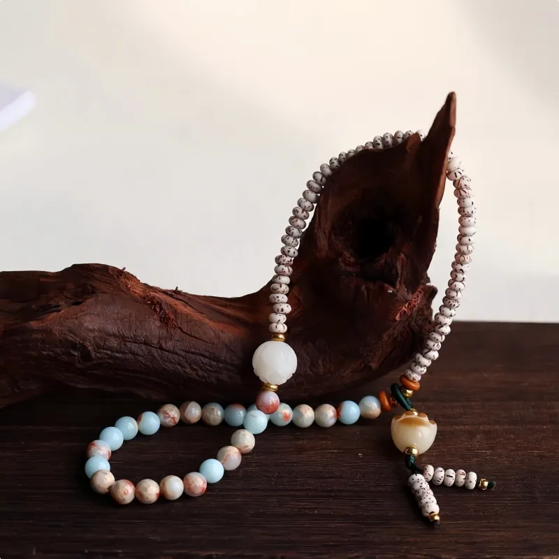 Memories Star Moon Bodhi Seeds Bracelets Unisex-2