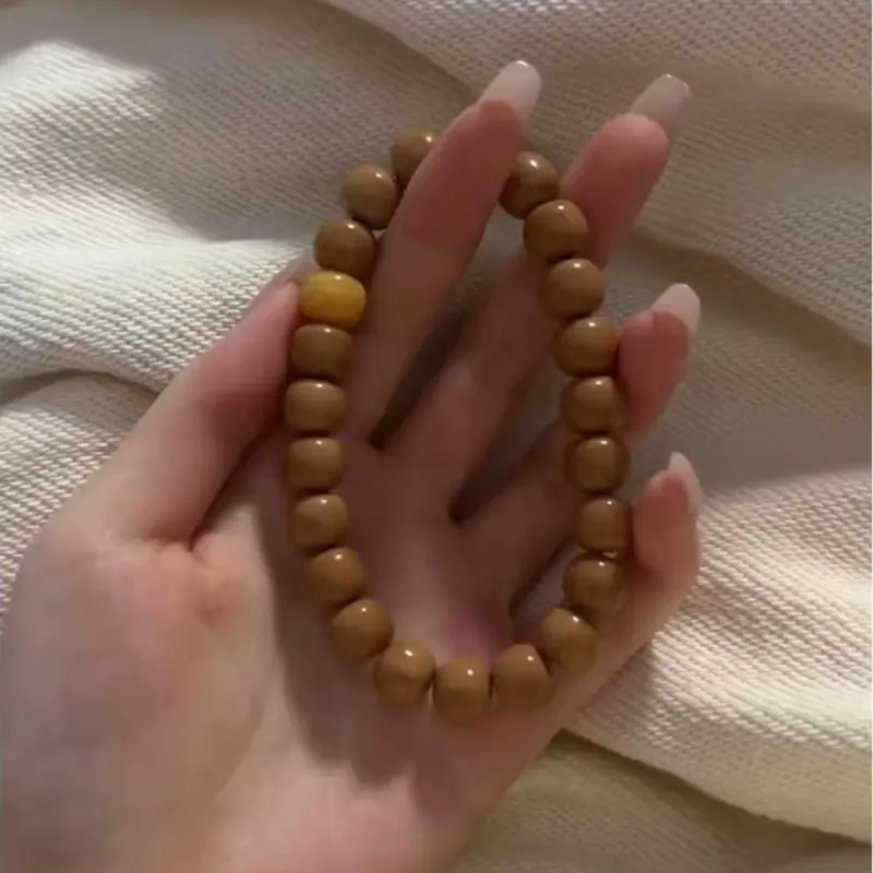 Memories Monkey Head Walnut Bracelets Unisex-4