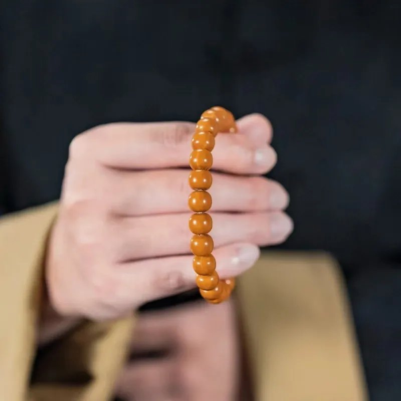 Memories Monkey Head Walnut Bracelets Unisex-8