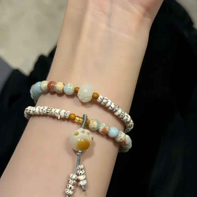 Memories Star Moon Bodhi Seeds Bracelets Unisex-4