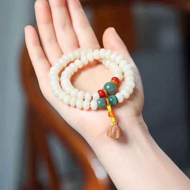 Memories White Jade Bodhi Bracelets Unisex-5