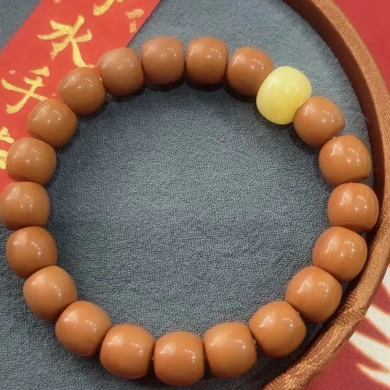 Memories Monkey Head Walnut Bracelets Unisex-1