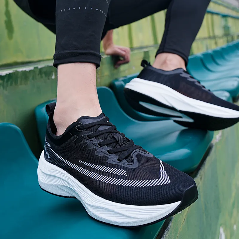 HELZKOR Running Shoes Unisex Black-10