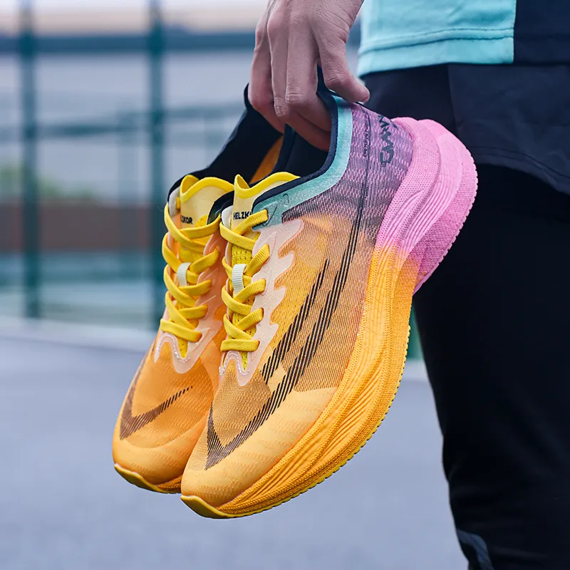 HELZKOR Running Shoes Unisex Sun Yellow-11