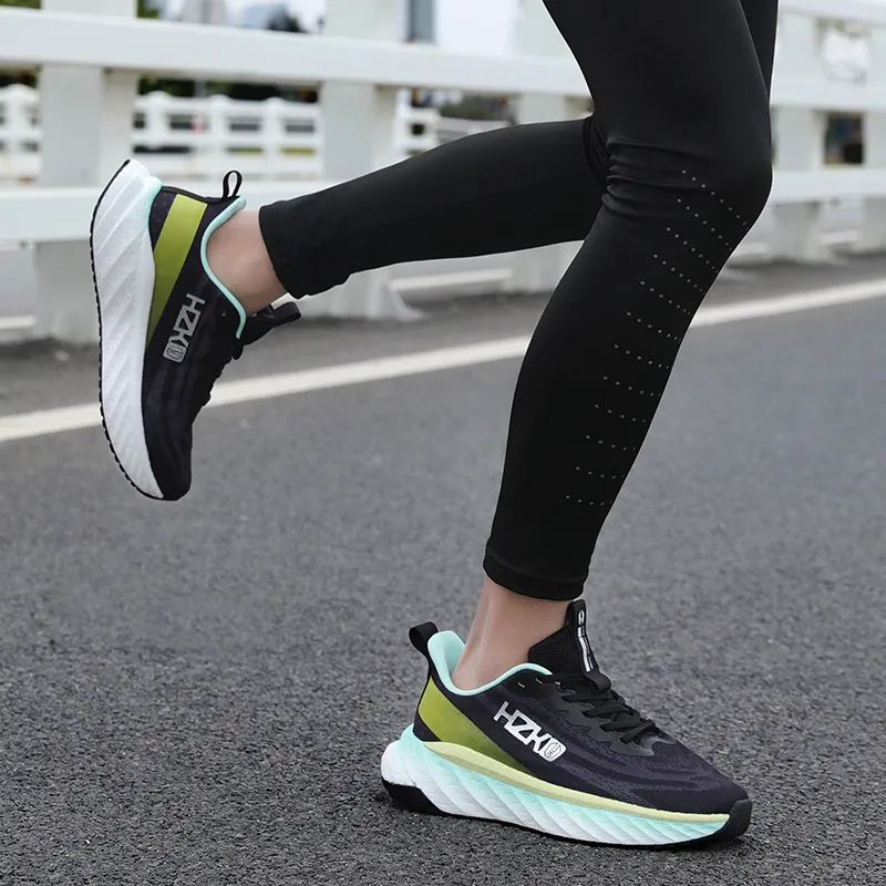 HELZKOR Running Shoes Unisex Black-6
