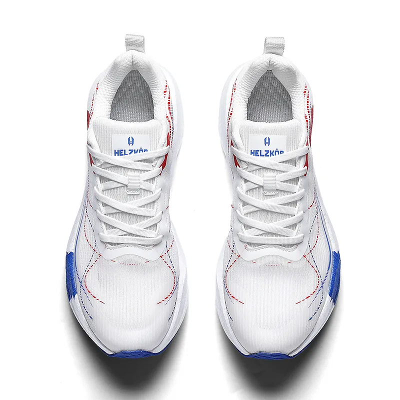 HELZKOR Running Shoes Men's Sail White/Multicolor-2