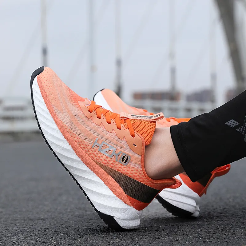 HELZKOR Running Shoes Unisex Orange-9
