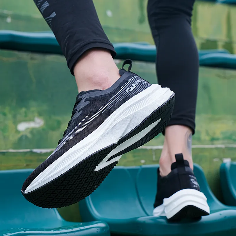 HELZKOR Running Shoes Unisex Black-6