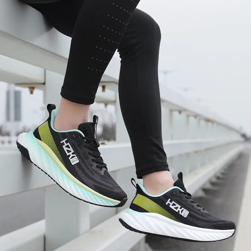 HELZKOR Running Shoes Unisex Black-10