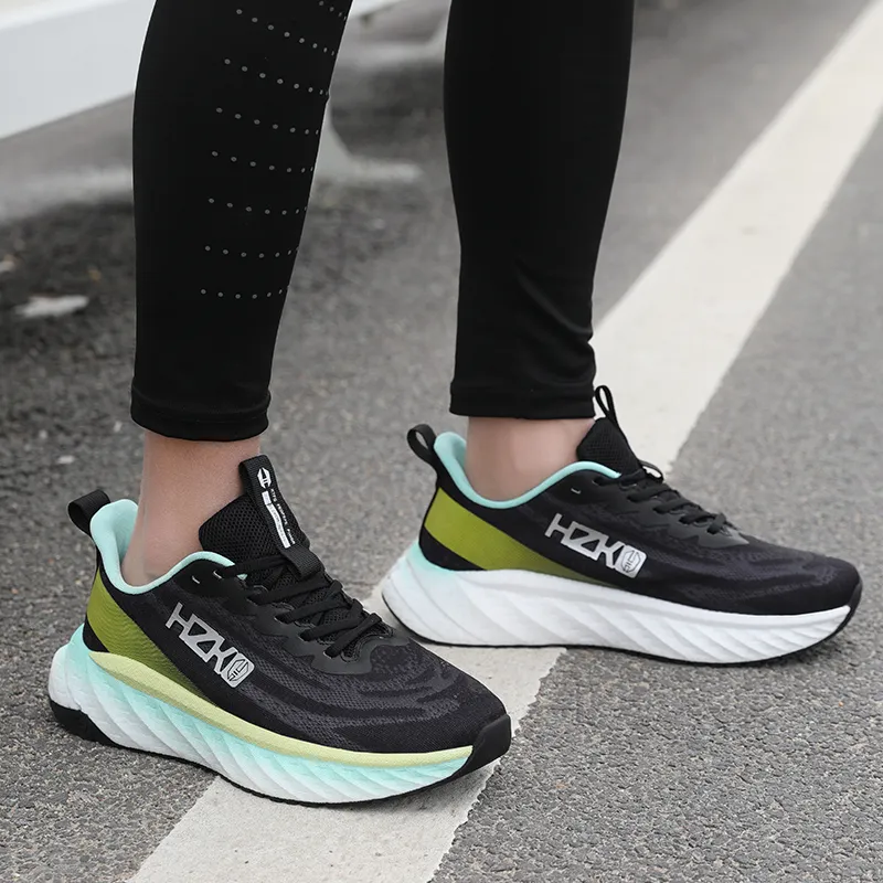 HELZKOR Running Shoes Unisex Black-8