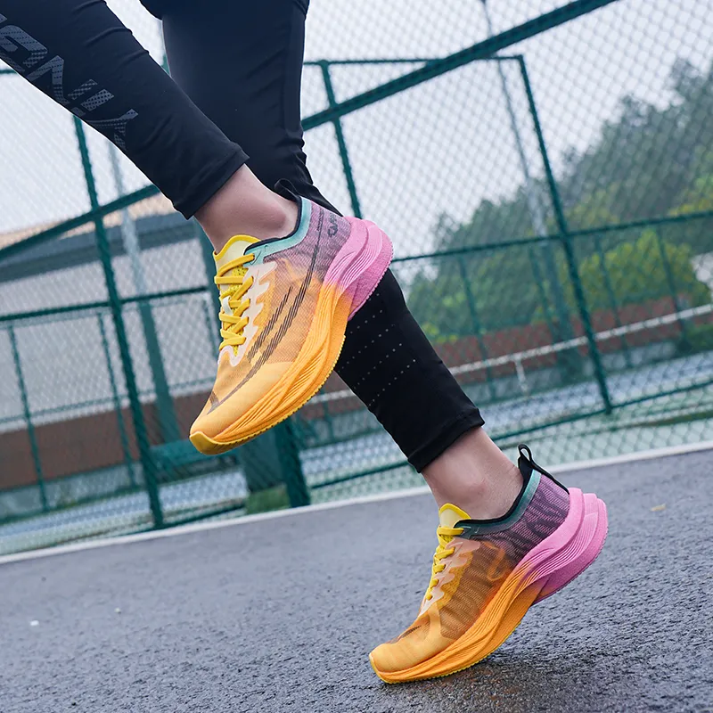 HELZKOR Running Shoes Unisex Sun Yellow-7