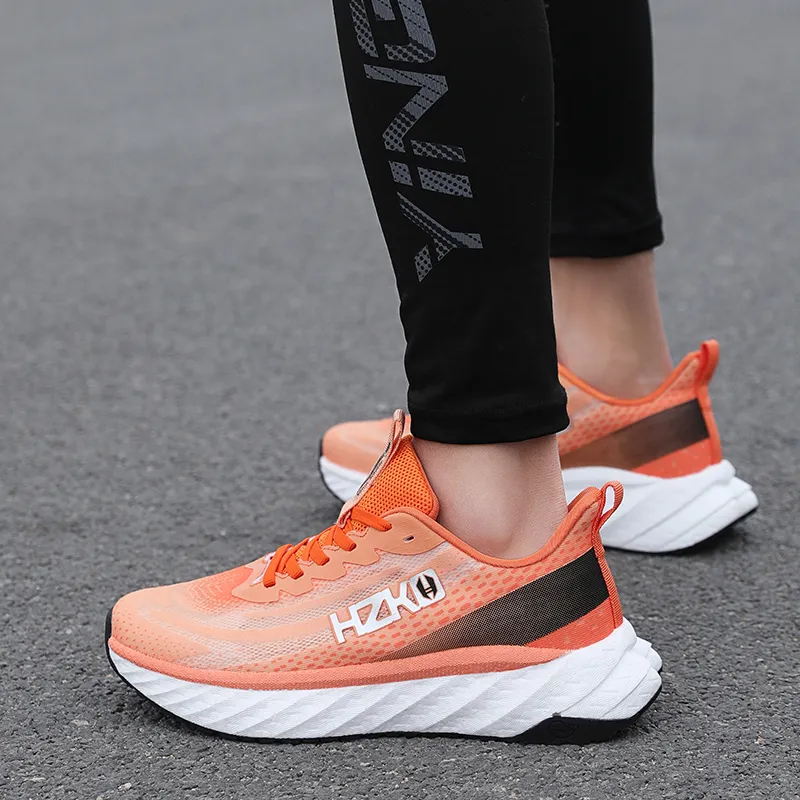 HELZKOR Running Shoes Unisex Orange-8