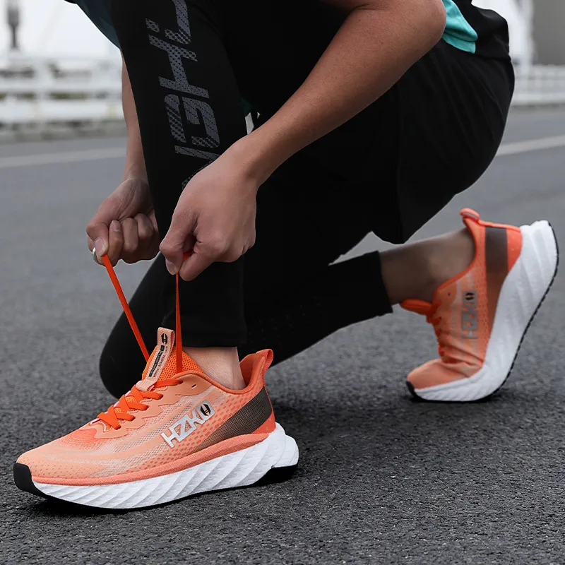HELZKOR Running Shoes Unisex Orange-6